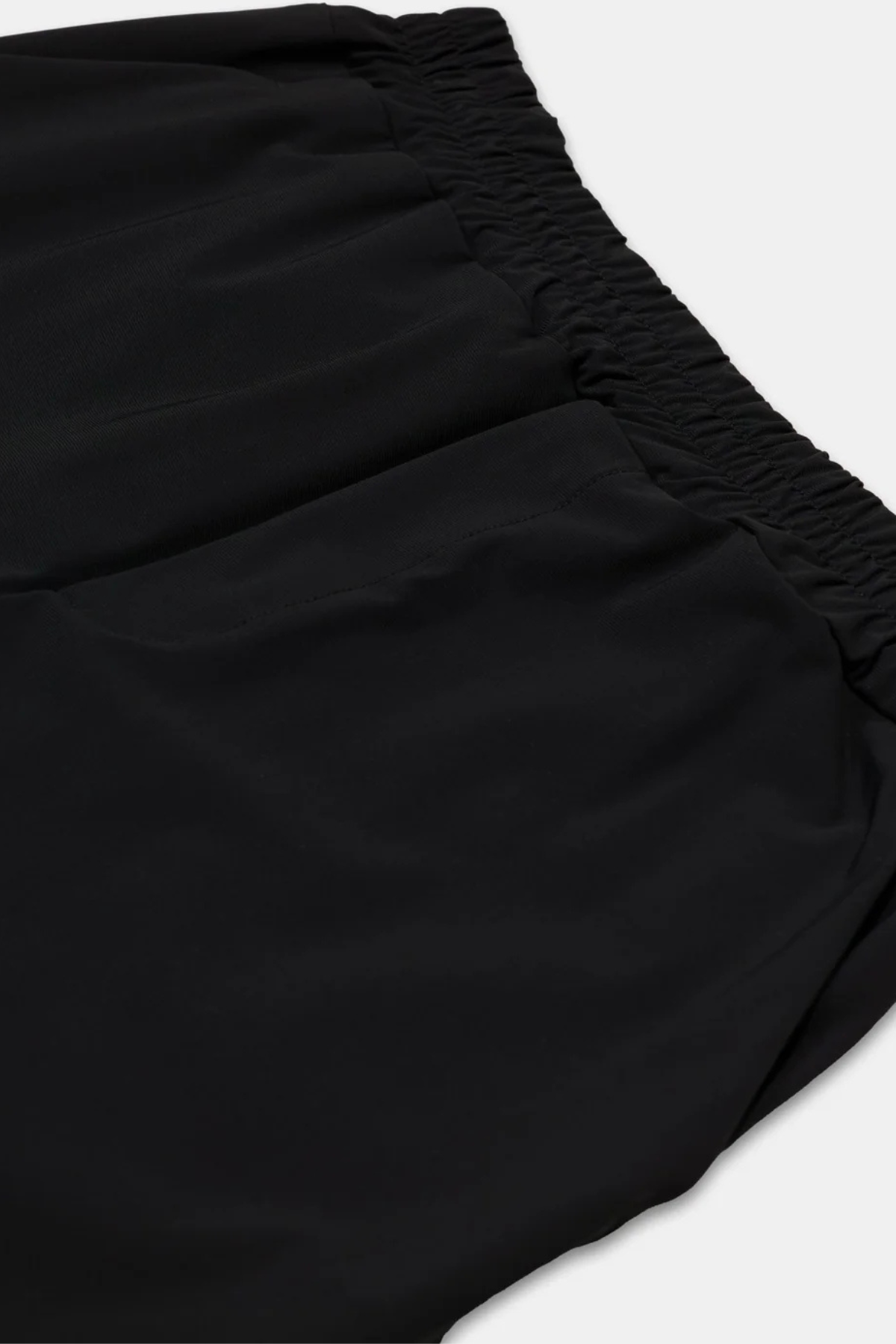 BLACK HOODED TECH SUIT