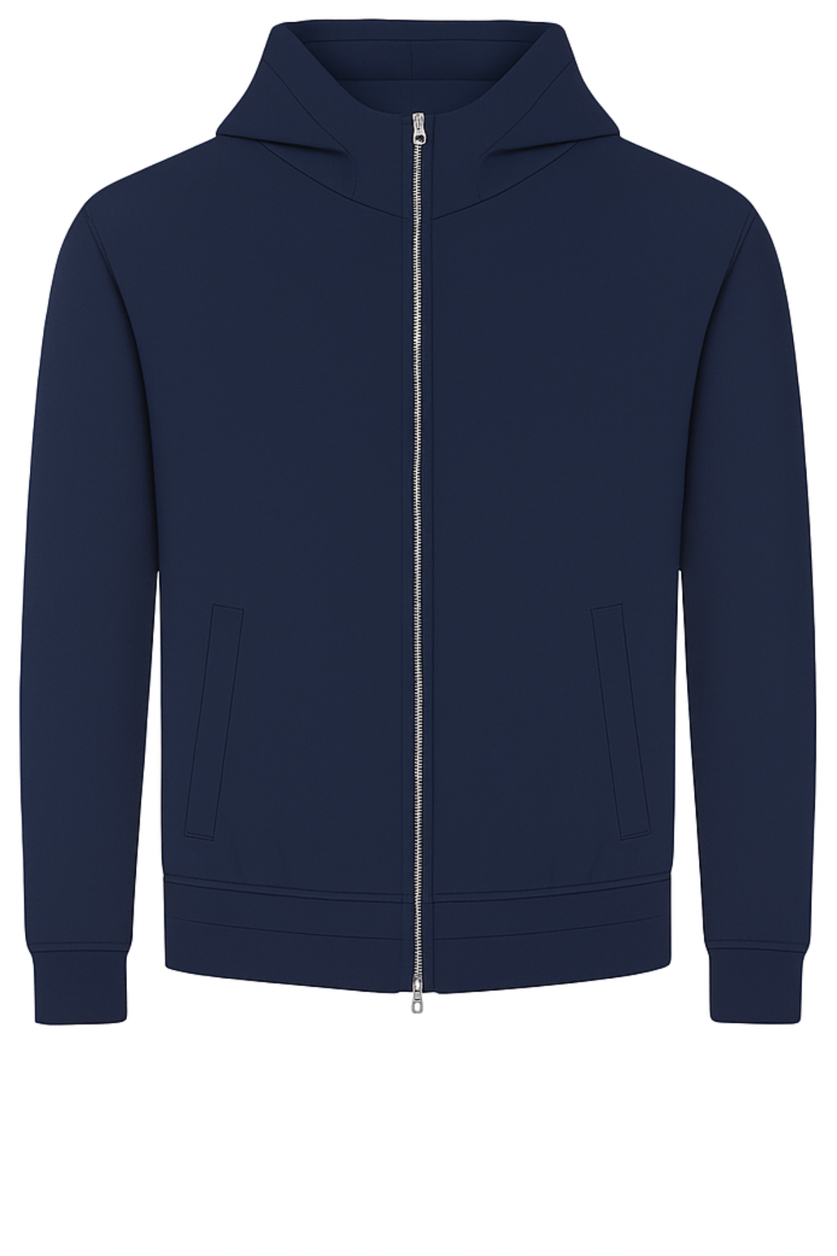 MIDNIGHT BLUE HOODED TECH VEST