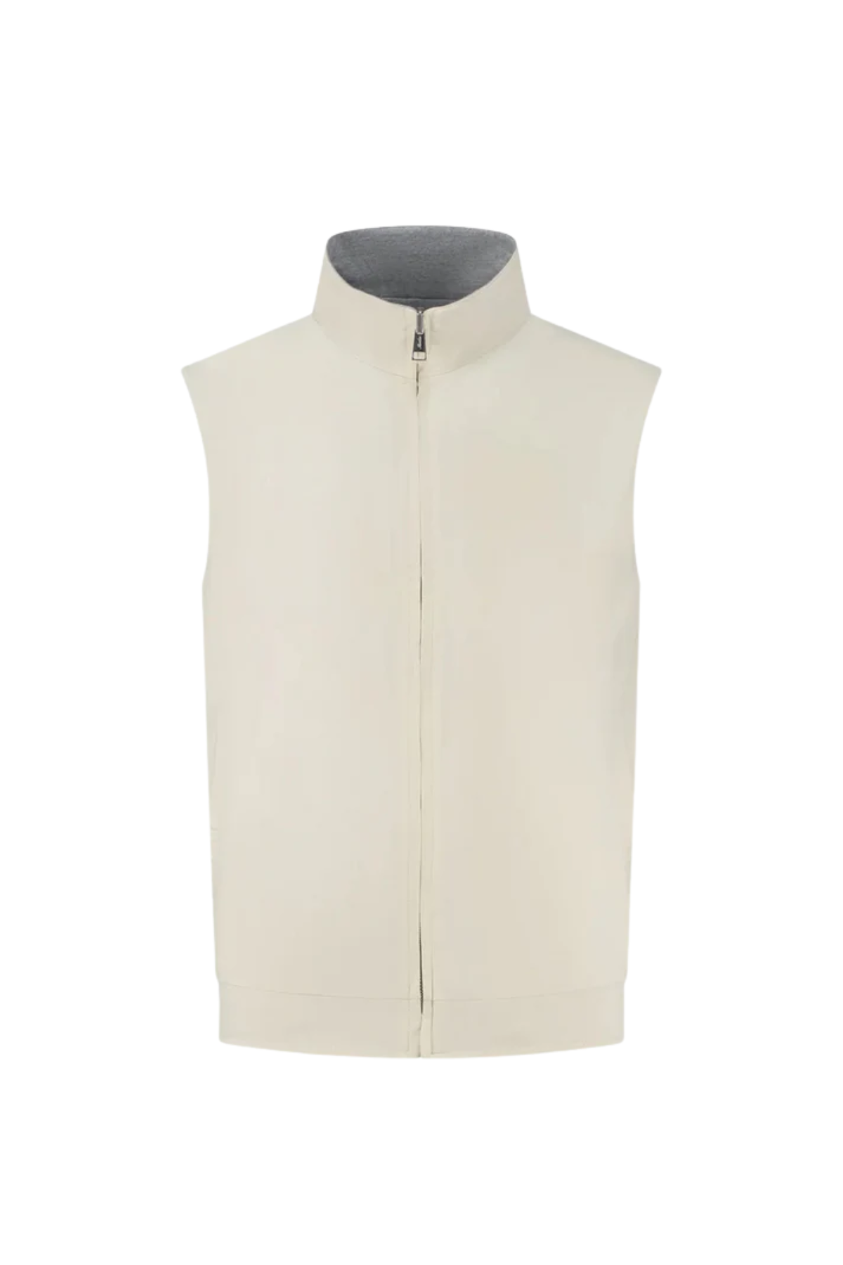 ECRU REVERSIBLE RESORT BODY WARMER