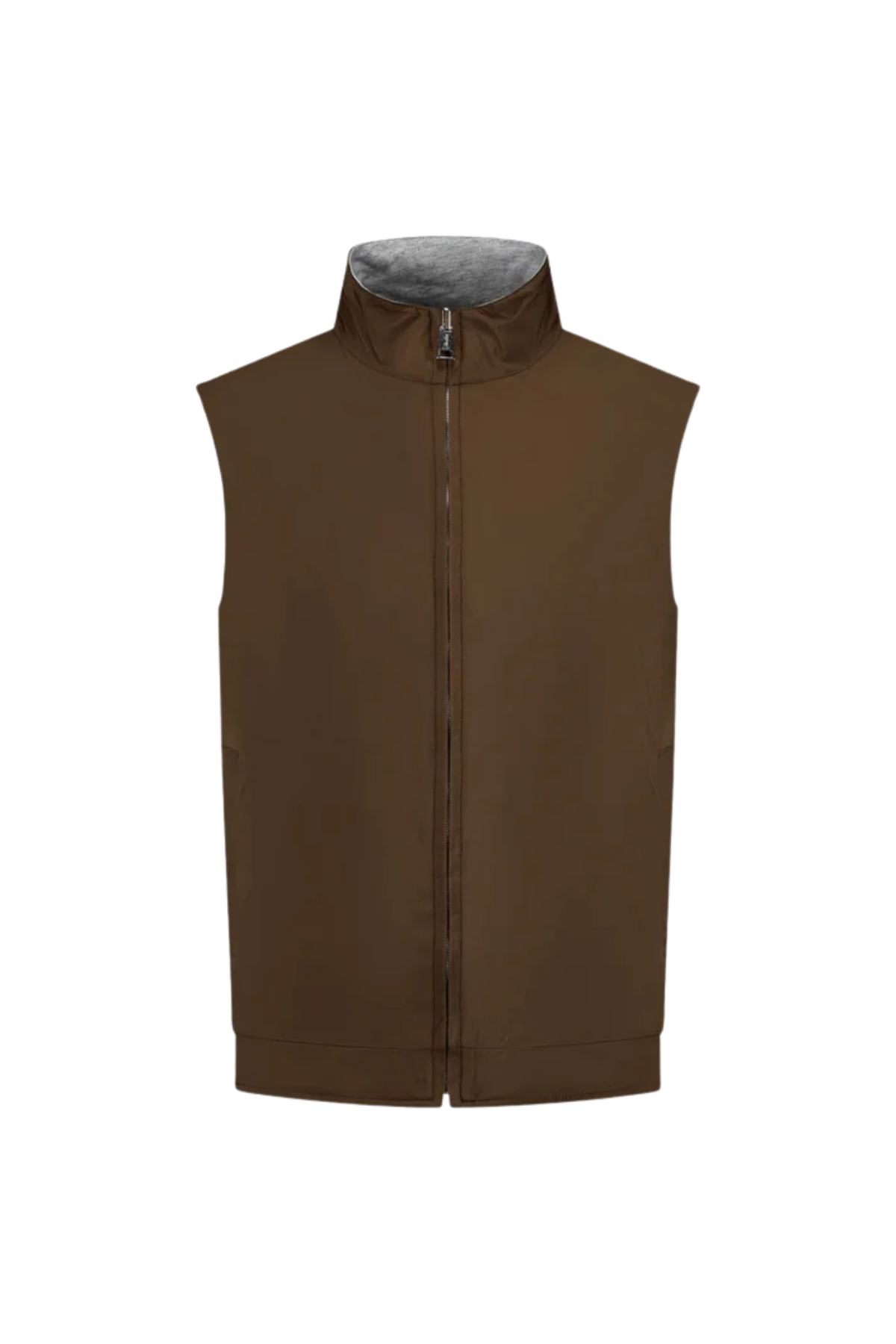 CHOCOLATE REVERSIBLE RESORT BODY WARMER