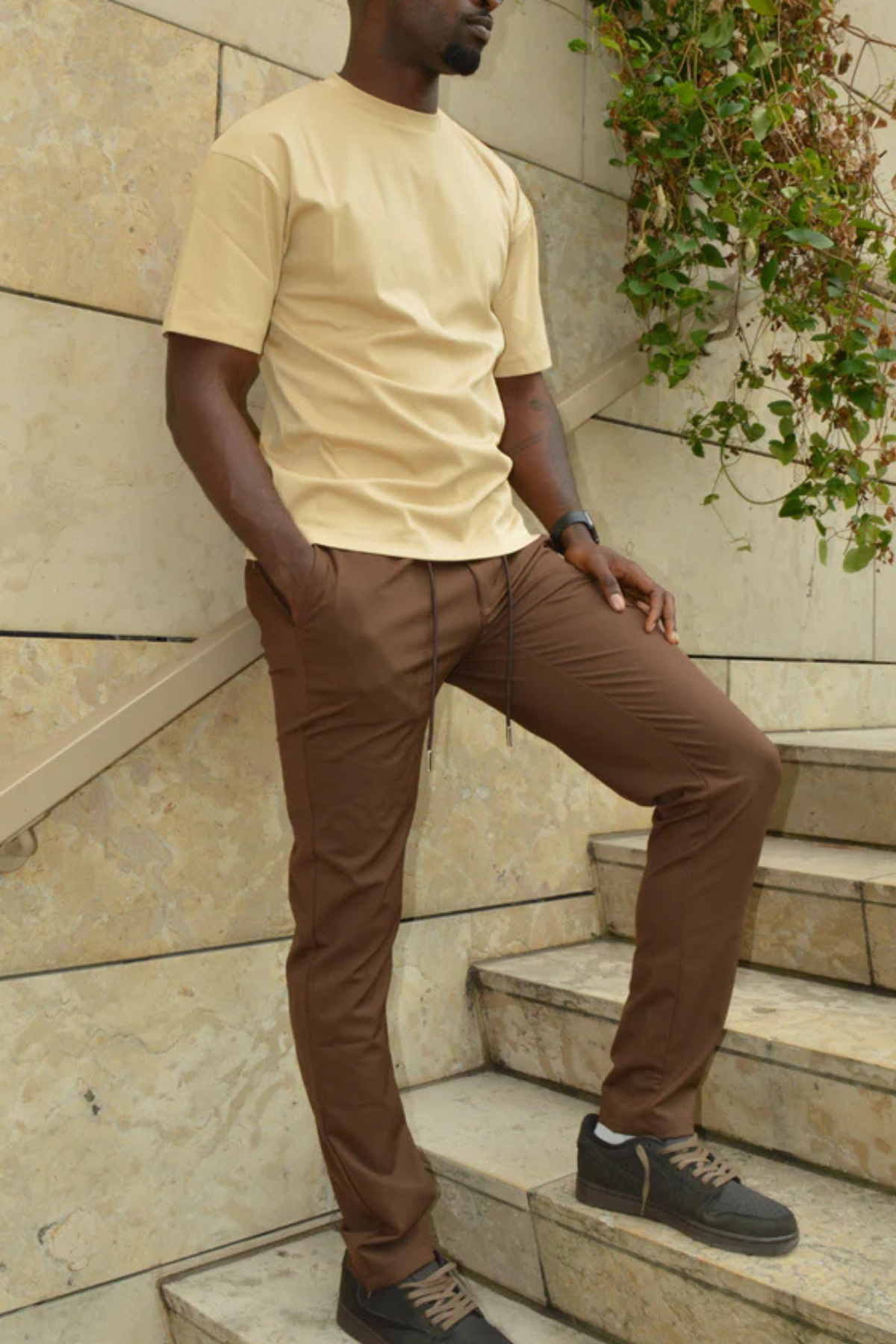 MOCHA BROWN PANTS