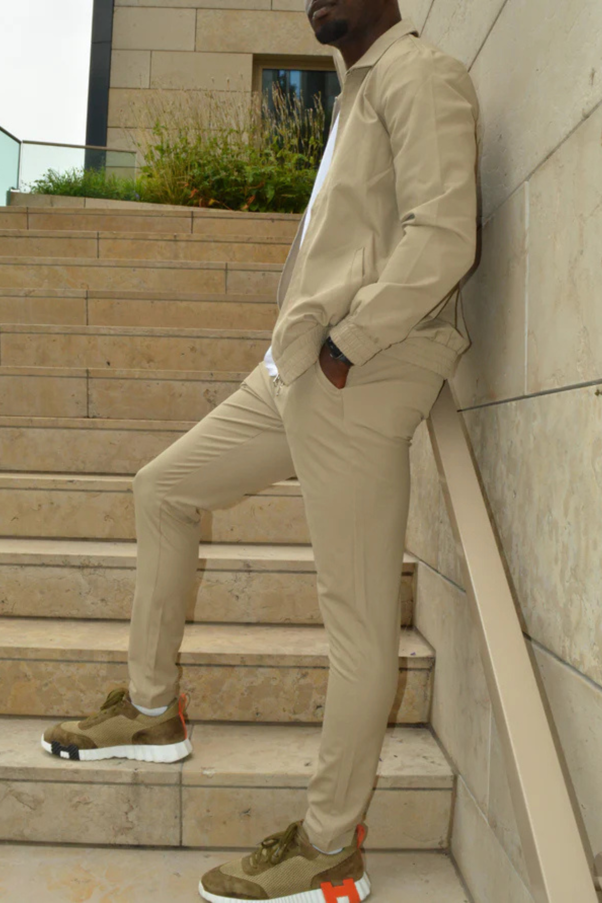 LIGHT BEIGE TECH SUIT