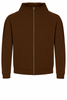 MOCHA BROWN HOODED TECH VEST