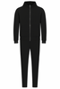 BLACK HOODED TECH SUIT