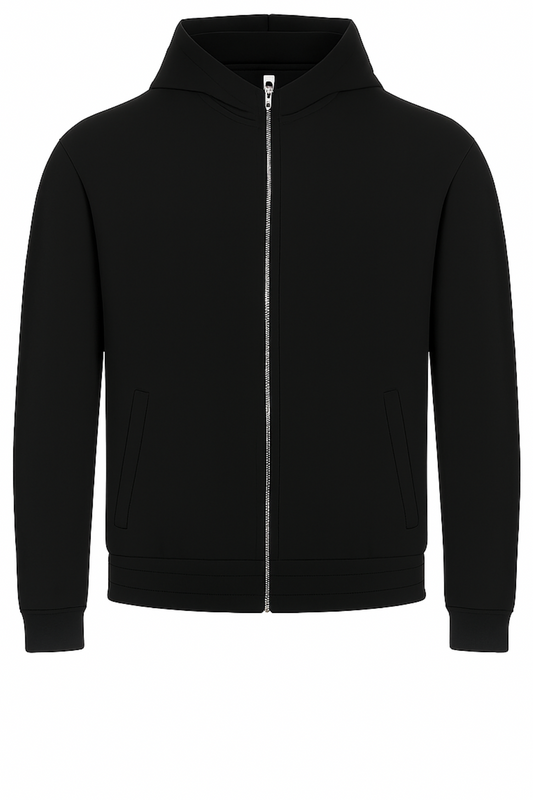 BLACK HOODED TECH VEST