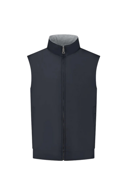 NAVY REVERSIBLE RESORT BODY WARMER