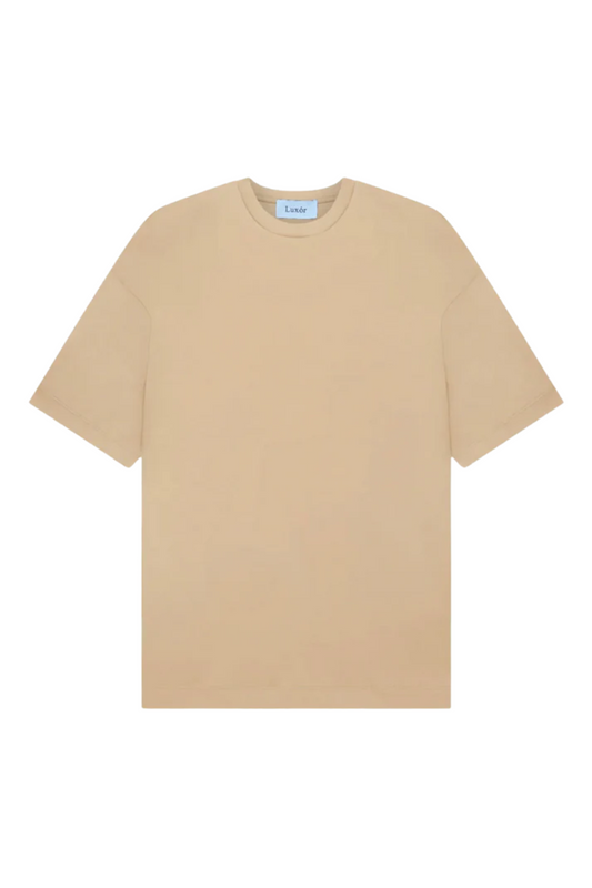 SUPIMA T-SHIRT | HAZELNUT
