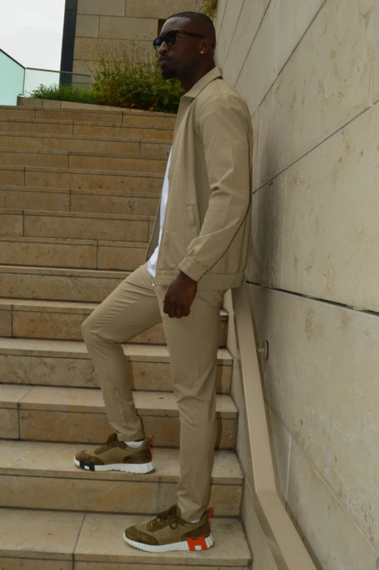 LIGHT BEIGE TECH SUIT